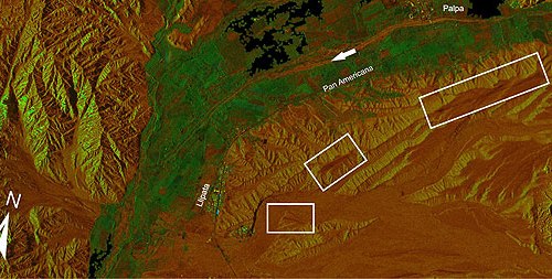 Nazca lines in Peru, TerraSAR-X, TSX Lima Norte Carabayllo
