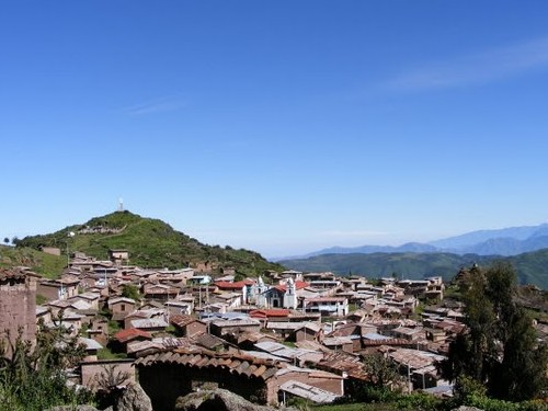 El cielo azul de Quipan.